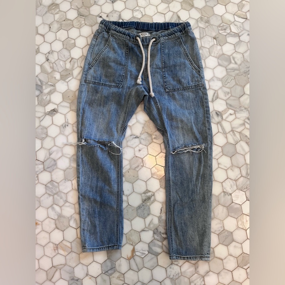 OneTeaspoon Montana Shabbies Drawstring Boyfriend Jeans